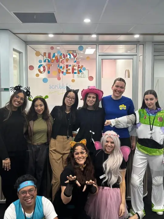 Our team celebrating OT Week